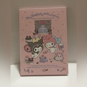 Kuromi & My Melody Memo Pad - Melody 50th & Kuromi 20th Anniversaries